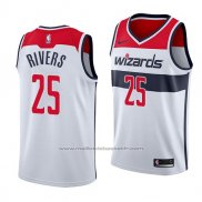 Maillot Washington Wizards Austin Rivers #25 Association 2018 Blanc