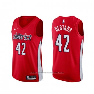 Maillot Washington Wizards Davis Bertans #42 Earned Rouge