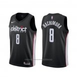 Maillot Washington Wizards Rui Hachimura #8 Ville 2019-20 Noir