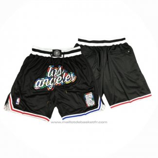 Short Los Angeles Clippers Ville Just Don 2022-23 Noir