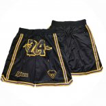 Short Los Angeles Lakers Kobe Bryant 24 Mamba Noir