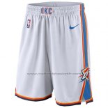 Short Oklahoma City Thunder 2017-18 Blanc