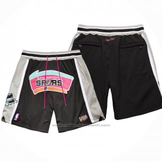 Short San Antonio Spurs Just Don 1998-99 Noir