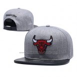 Casquette Chicago Bulls Gris Noir2