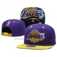 Casquette Los Angeles Lakers Snapback Volet Jaune