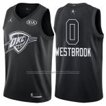 Maillot All Star 2018 Oklahoma City Thunder Russell Westbrook #0 Noir