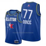 Maillot All Star 2020 Dallas Mavericks Luka Doncic #77 Bleu