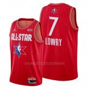 Maillot All Star 2020 Toronto Raptors Kyle Lowry #7 Rouge