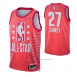 Maillot All Star 2022 Utah Jazz Rudy Gobert #27 Grenat