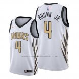 Maillot Atlanta Hawks Charlie Brown JR. #4 Ville Blanc