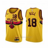 Maillot Atlanta Hawks Solomon Hill #18 Ville 2021-22 Jaune