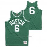 Maillot Boston Celtics Bill Russell #6 Hardwood Classics 1962-63 Vert