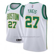 Maillot Boston Celtics Daniel Theis #27 Ville 2018-19 Blanc