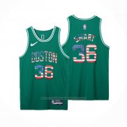 Maillot Boston Celtics Marcus Smart #36 75th Bandera Edition Vert