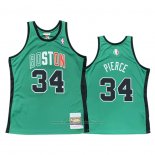 Maillot Boston Celtics Paul Pierce #34 Hardwood Classics Throwback 2007-08 Vert