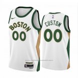 Maillot Boston Celtics Personnalise Ville 2023-24 Blanc