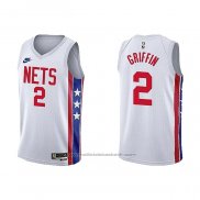 Maillot Brooklyn Nets Blake Griffin #2 Classic 2022-23 Blanc