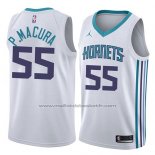 Maillot Charlotte Hornets J. P.macura #55 Association 2018 Blanc