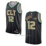 Maillot Charlotte Hornets Kelly Oubre JR. #12 Ville 2022-23 Noir