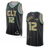 Maillot Charlotte Hornets Kelly Oubre JR. #12 Ville 2022-23 Noir