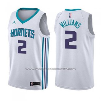 Maillot Charlotte Hornets Marvin Williams #2 Association 2017-18 Blanc