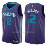 Maillot Charlotte Hornets Marvin Williams #2 Statement 2017-18 Volet