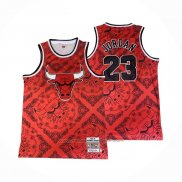 Maillot Chicago Bulls Michael Jordan #23 Mitchell & Ness 1996-97 Rouge2