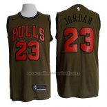 Maillot Chicago Bulls Michael Jordan #23 Nike Vert