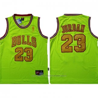 Maillot Chicago Bulls Michael Jordan #23 Vert