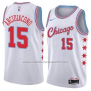 Maillot Chicago Bulls Ryan Arcidiacono #15 Ville 2018 Blanc