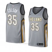 Maillot Cleveland Cavaliers Bonzie Colson #35 Ville 2018 Gris