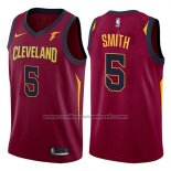 Maillot Cleveland Cavaliers J.r. Smith #5 Icon 2017-18 Rouge