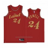 Maillot Cleveland Cavaliers Justin Powell #24 Ville 2023-24 Rouge