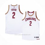 Maillot Cleveland Cavaliers Kyrie Irving #2 Retro Blanc