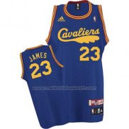 Maillot Cleveland Cavaliers LeBron James #23 Retro 2009 Bleu