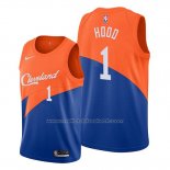 Maillot Cleveland Cavaliers Rodney Hood #1 Ville Edition Bleu