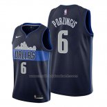 Maillot Dallas Mavericks Kristaps Porzingis #6 Statement Bleu