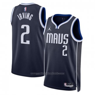 Maillot Dallas Mavericks Kyrie Irving #2 Statement 2022-23 Bleu