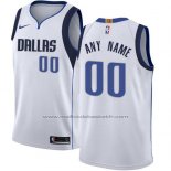 Maillot Dallas Mavericks Personnalise 17-18 Blanc