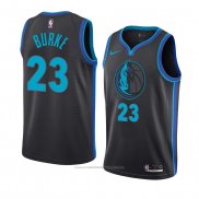 Maillot Dallas Mavericks Trey Burke #23 Ville 2018-19 Bleu