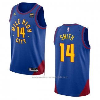 Maillot Denver Nuggets Ish Smith #14 Statement 2022-23 Bleu