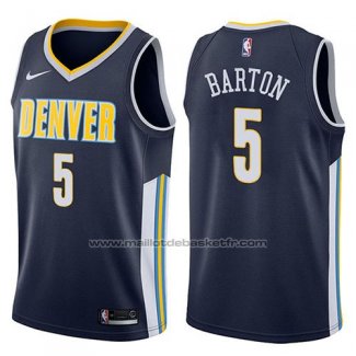 Maillot Denver Nuggets Will Barton #5 Icon 2017-18 Bleu