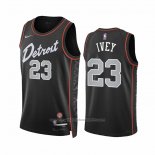 Maillot Detroit Pistons Jaden Ivey #23 Ville 2023-24 Noir