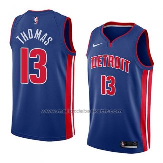 Maillot Detroit Pistons Khyri Thomas #13 Icon 2018 Bleu