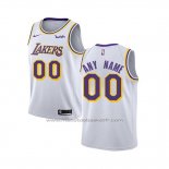 Maillot Enfant Los Angeles Lakers Personnalise Association 2018-19 Blanc