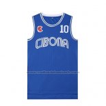 Maillot Film Cibona Petrovic #10 Bleu