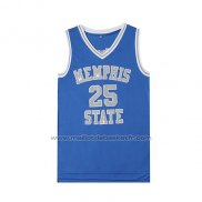 Maillot Film Memphis Hardaway #25 Bleu