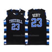 Maillot Film Tree Hill Nathan Scott #23 Noir