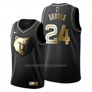 Maillot Golden Edition Memphis Grizzlies Dillon Brooks #24 Noir