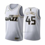 Maillot Golden Edition Utah Jazz Donovan Mitchell #45 2019-20 Blanc
